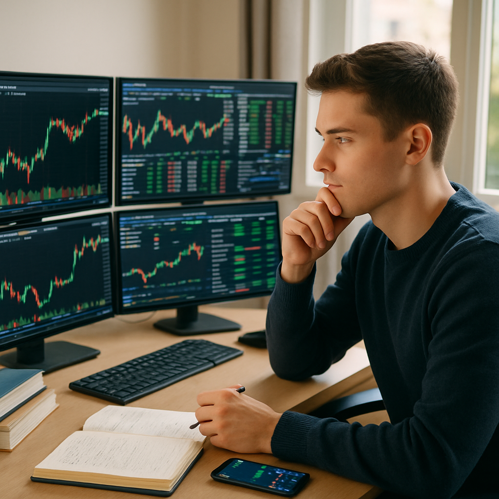 Tools and strategies for mastering online trading illustration
